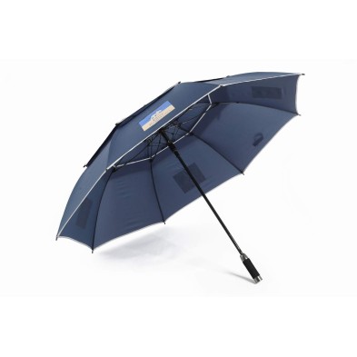 Regular straight umbrella with two layers